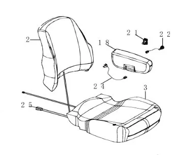 87758206 - подушка сидения